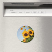 Wilde Sonnenblumen Magnet (In Situ (Geschirrspüler))