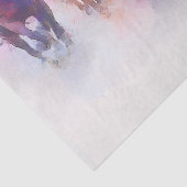 Wilde Spectrum Galloping Pferde Dekoupage Seidenpapier (Detail)