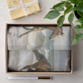 Wilde Strandpferde Malerei Decoupage Seidenpapier (Geschenk)