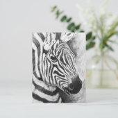 Wilde Streifen Postkarte (Stehend Vorderseite)