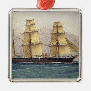Wilde Swan, 1906 Silbernes Ornament