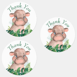 Wilde Tier-Geburtstagsparteien-Labels Etiketten