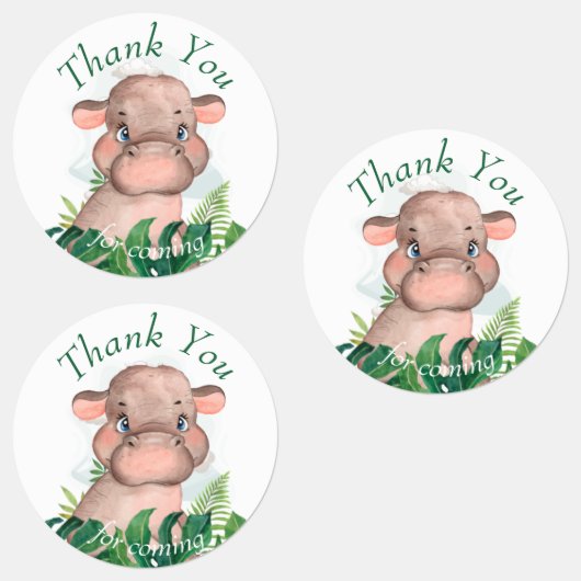 Wilde Tier-Geburtstagsparteien-Labels Etiketten (Gruppe)