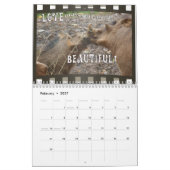 WILDE TIER-KALENDER KALENDER (Feb 2027)