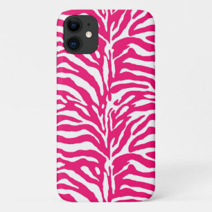 Wilde Tierdrucke, Zebra in Fuchsia, Rosa und Weiß Case-Mate iPhone Hülle
