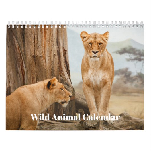 Wilde Tiere 2023 Kalender (Titelbild)