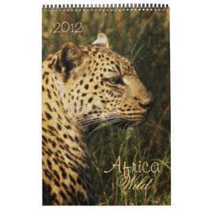 Wilde Tiere Afrika-Safari 2012 Kalender