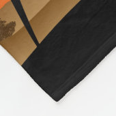 Wilde Tiere auf der afrikanischen Savanna Sunset Fleecedecke (Ecke)