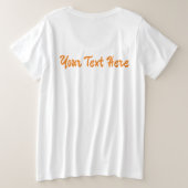 Wilde Tiere auf der afrikanischen Savanna Sunset Große Größe T-Shirt (Design Rückseite)