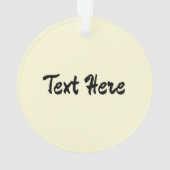 Wilde Tiere auf der afrikanischen Savanna Sunset Ornament (Rückseite)