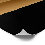 Wilde Tiere auf der afrikanischen Savanna Sunset Poster (Ecke)