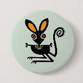 Wilde Tiere - BILBY - Marsupial - Wildtiere - Button (Vorderseite)