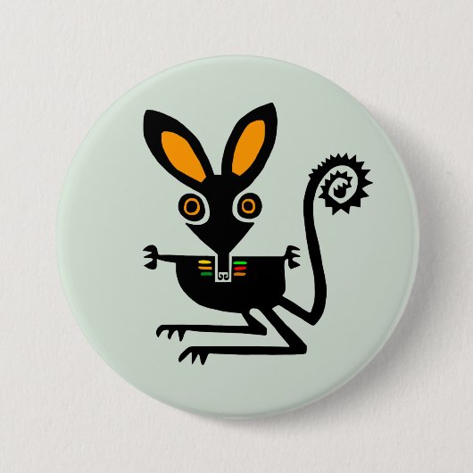 Wilde Tiere - BILBY - Marsupial - Wildtiere - Button (Vorderseite)
