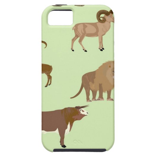 Wilde Tiere Case-Mate iPhone Hülle (Rückseite)