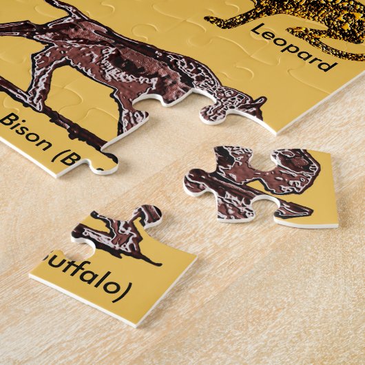 Wilde Tiere des Weltpuzzlespiels Puzzle (Seite)