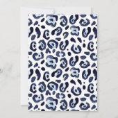 Wilde Tiere eines Geburtstages zur Einladung von P (Rückseite)