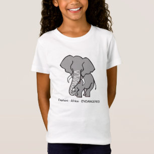 Wilde Tiere - ELEPHANT - Tiergrafik - T-Shirt