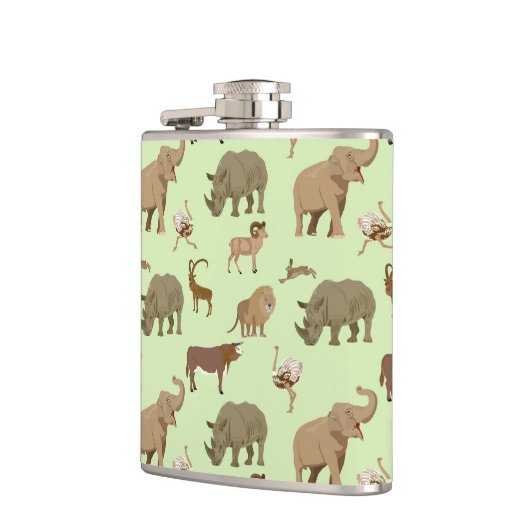 Wilde Tiere Flachmann (Links)