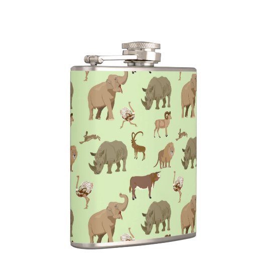 Wilde Tiere Flachmann (Rechts)