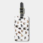 Wilde Tiere Gepäckanhänger (Vorderseite vertikal)