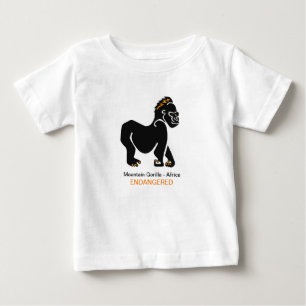 Wilde Tiere - GORILLA- Ape - Primat - Afrika Baby T-shirt