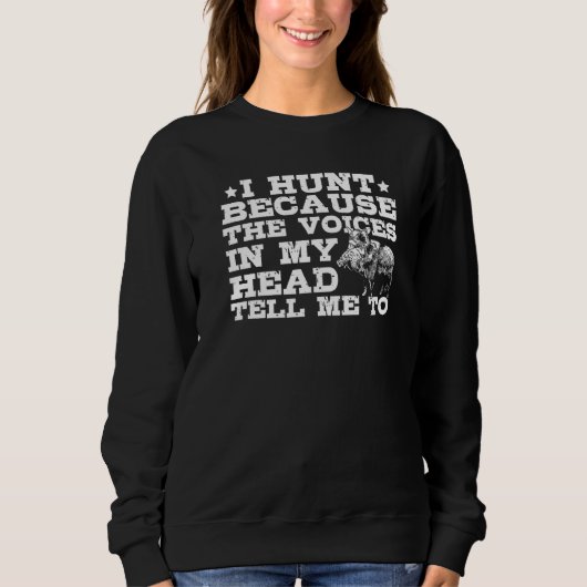 Wilde Tiere Hunter Hog Hunter Pig Jagd Boar Hu Sweatshirt (Vorderseite)