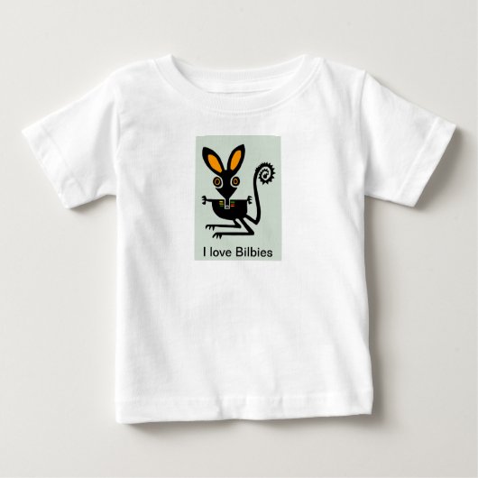 Wilde Tiere - I Liebe BILBIES - Baby T-shirt (Vorderseite)