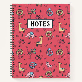 Wilde Tiere Jungle Notebook Notizblock