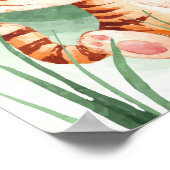 Wilde Tiere Jungle Tiere Tropical Boy Geburtstag Poster (Ecke)