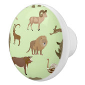 Wilde Tiere Keramikknauf (Rechts)