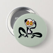 Wilde Tiere - Langsames LORIS - Primat - Grün Button (Vorne & Hinten)