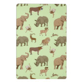 Wilde Tiere Mini Klemmbrett (Rückseite)