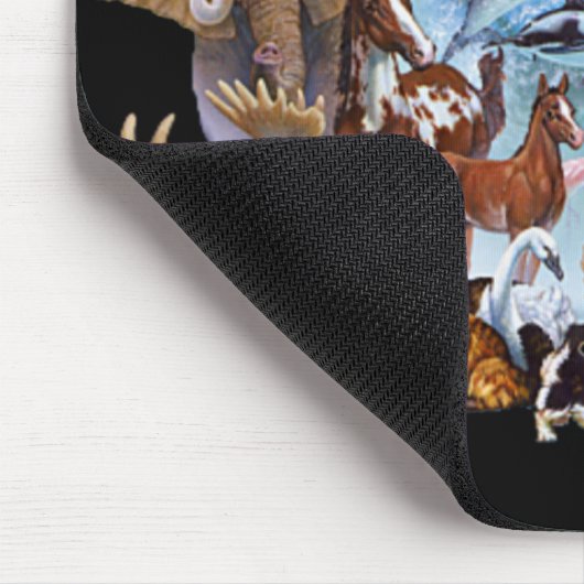 Wilde Tiere Mousepad (Ecke)