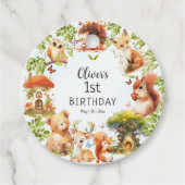 Wilde Tiere Niedlicher magischer Wald Geschenkanhänger (Vorderseite)