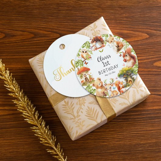 Wilde Tiere Niedlicher magischer Wald Geschenkanhänger