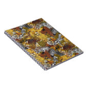 Wilde Tiere 🦁 🐯 🐻 🦒 Notizblock (Rechte Seite)