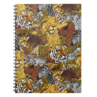 Wilde Tiere 🦁 🐯 🐻 🦒 Notizblock
