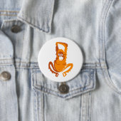 Wilde Tiere ORANGUTAN - gefährdete Tiergrafik Button (Beispiel)