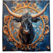 Wilde Tiere Portrait Reflections Duschvorhang (Vorderseite)