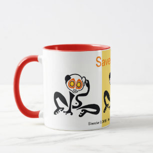 Wilde Tiere - Rettend Langsames Loire -Tierfreund Tasse