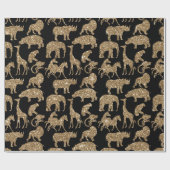 Wilde Tiere Safari Ristorante da Valentino Rodelba Geschenkpapier (Flach)