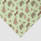 Wilde Tiere Seidenpapier (Ausschnitt)