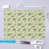 Wilde Tiere Seidenpapier (Handwerk)
