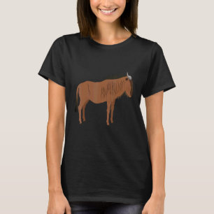 Wilde Tiere sind mein Geist Tierfreund Wildebeest  T-Shirt