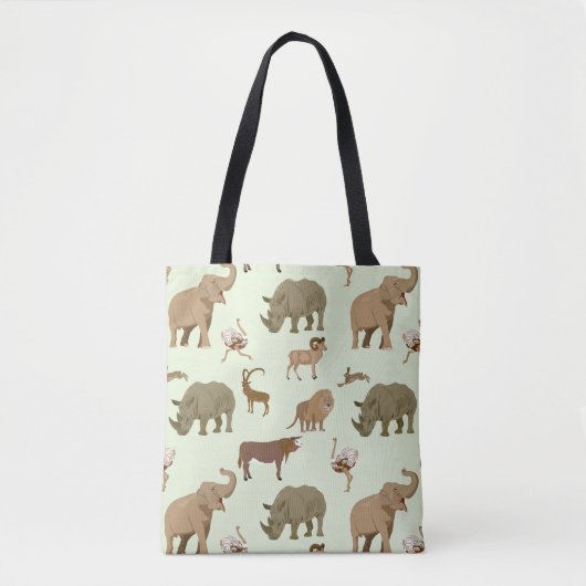 Wilde Tiere Tasche (Vorderseite)