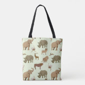 Wilde Tiere Tasche (Rückseite)