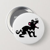 Wilde Tiere - TASMANIAN DEVIL- Marsupial Button (Vorne & Hinten)