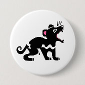 Wilde Tiere - TASMANIAN DEVIL- Marsupial Button (Vorderseite)