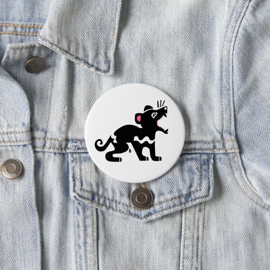 Wilde Tiere - TASMANIAN DEVIL- Marsupial Button (Beispiel)