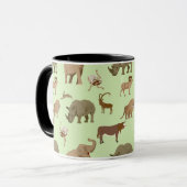 Wilde Tiere Tasse (Vorderseite Links)